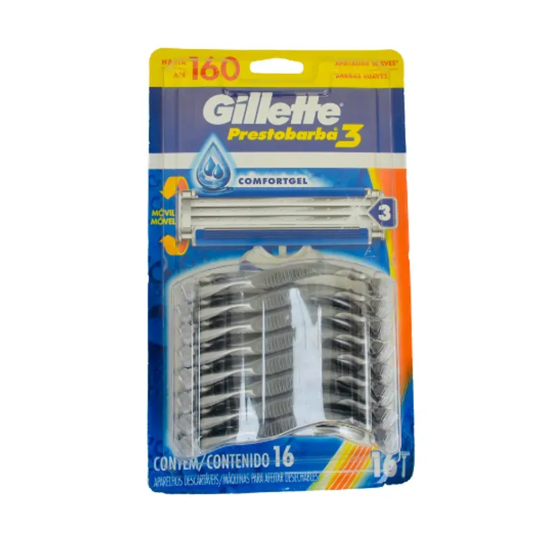 Máquinas de afeitar Gillette Prestobarba 3