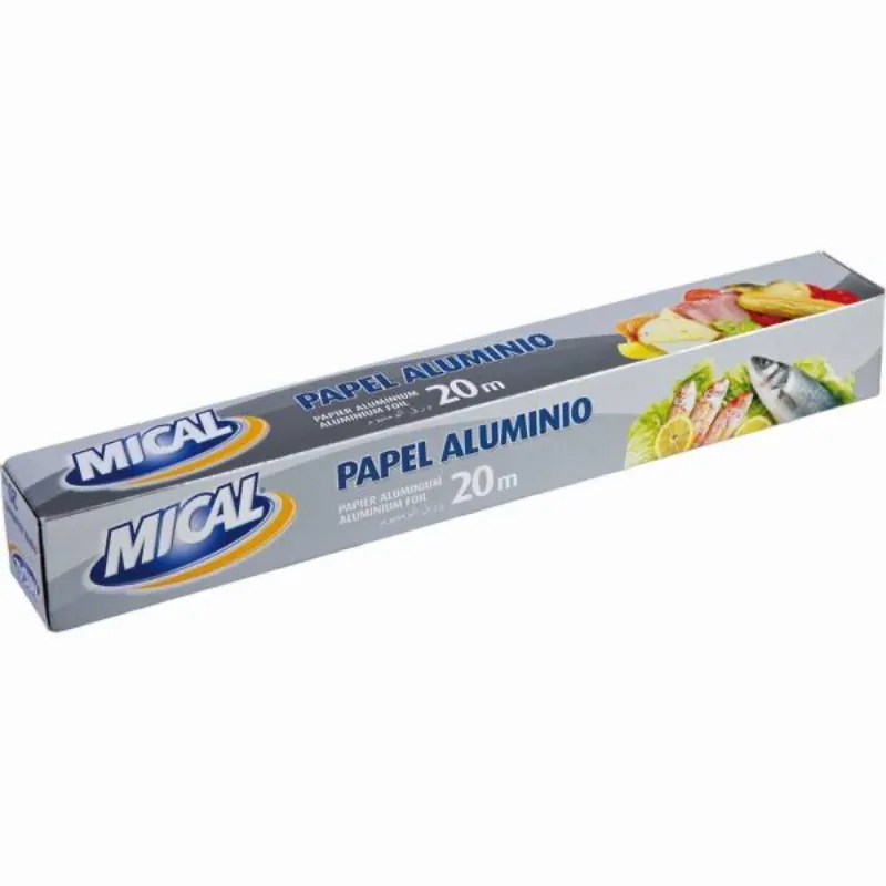 Papel de aluminio 20 m mical