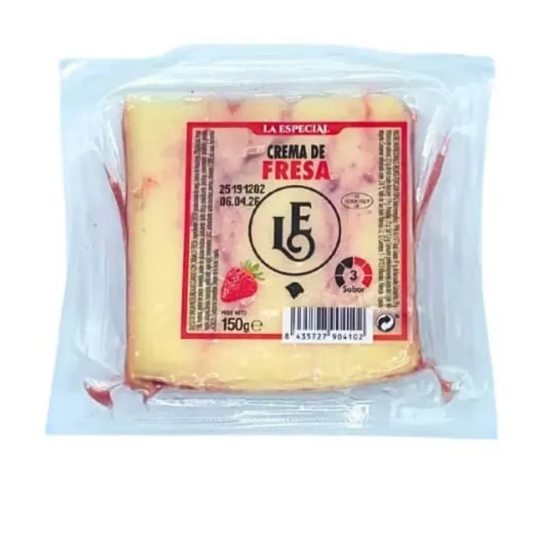Queso de oveja con fresa