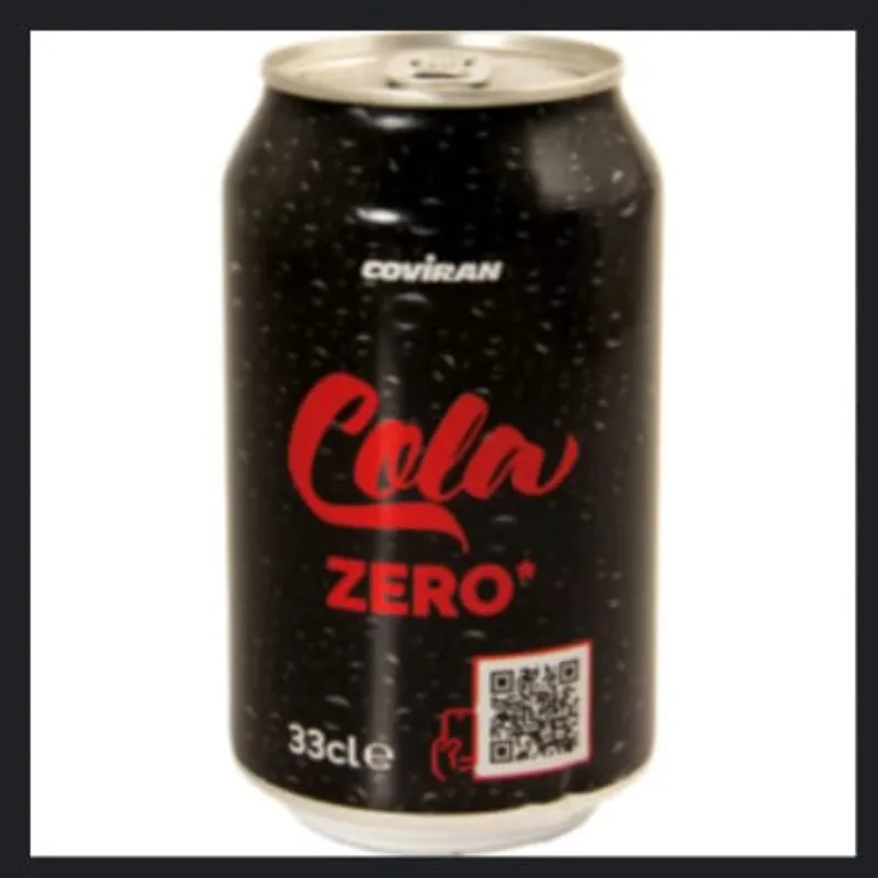 Refresco Cola Zero lata
