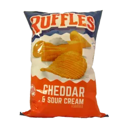 Ruffles Cheddar y Crema agria