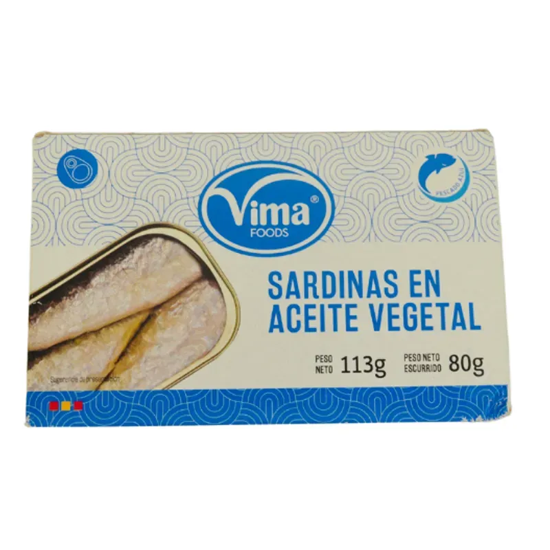 Sardinas en aceite vegetal