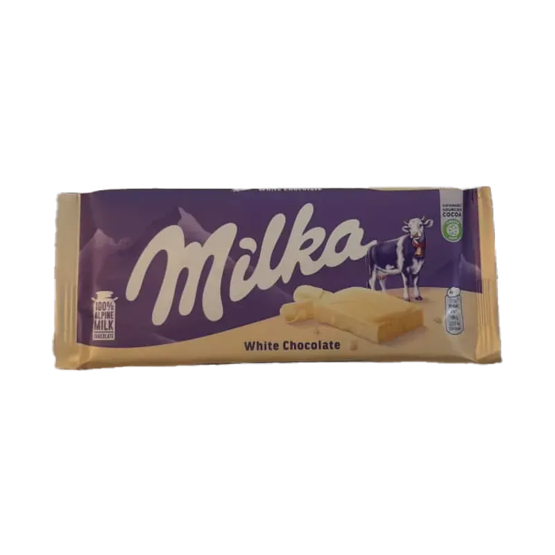 Tableta de Chocolate Blanco Milka 