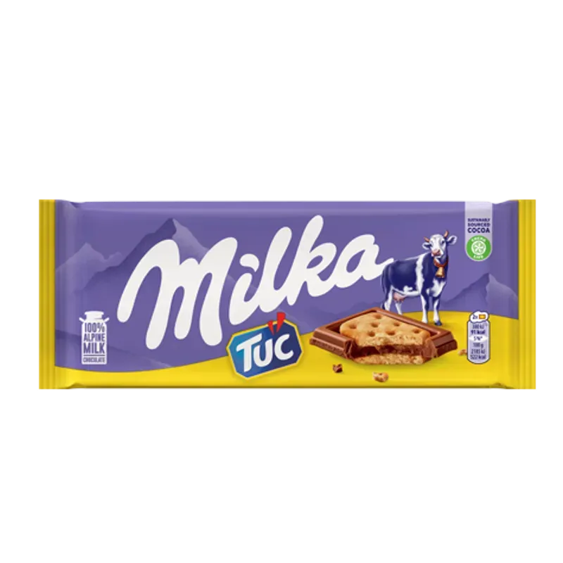 Tableta de Chocolate Milka Sandwich TUC