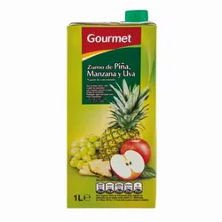 Zumo Piña/Manzana/Uva 1 L Gourmet 