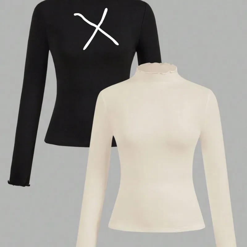 Abrigo sencillo de cuello alto