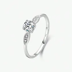 Anillo clásico y elegante de plata pura 925