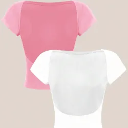 Camiseta con espalda abierta L0509