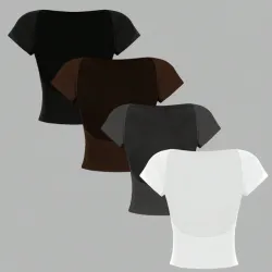 Camiseta con espalda abierta L1020