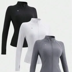 Chaqueta de entrenamiento con cremallera delantera L1116