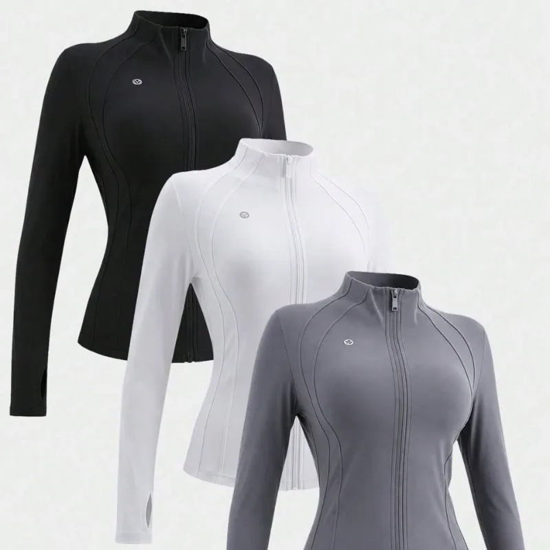 Chaqueta de entrenamiento con cremallera delantera L1116
