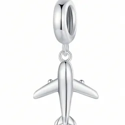 Colgante de avión de plata esterlina 925