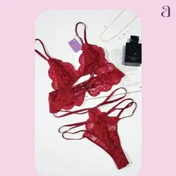 Conjunto de lencería de encaje