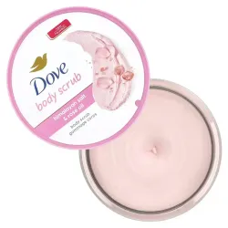 Dove Exfoliante corporal de sal del Himalaya y aceite de rosa