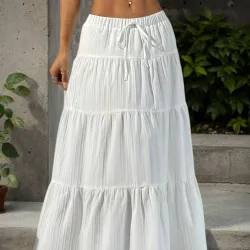 Falda larga estilo boho L0505BS