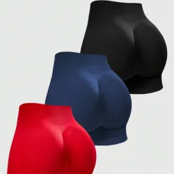 Leggins cortos con compresión de abdomen y levantamiento de glúteos L1127