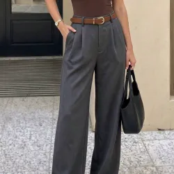 Pantalones Elegantes de Talle Alto L14-7G