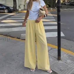 Pantaloneta tipo palazzo L1037