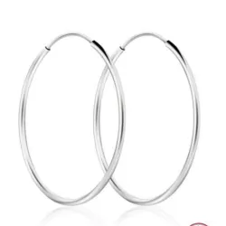 Pendientes de aro de moda minimalista estilo francés