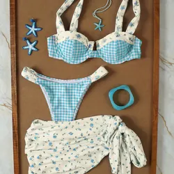 Set de bikini de 3 piezas L0404KM