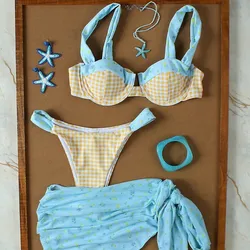 Set de bikini de 3 piezas L0404KM