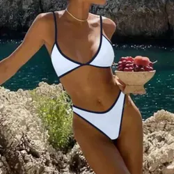 Set de bikini en contraste 