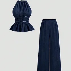 Set de pantalones y top halter