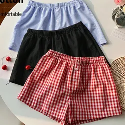 Shorts de verano con botones de adorno L1032