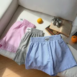 Shorts de verano con estampado de rayas L1031
