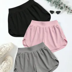 Shorts Deportivos con Licra Interior L14-5S