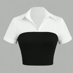 Top con diseño doble 