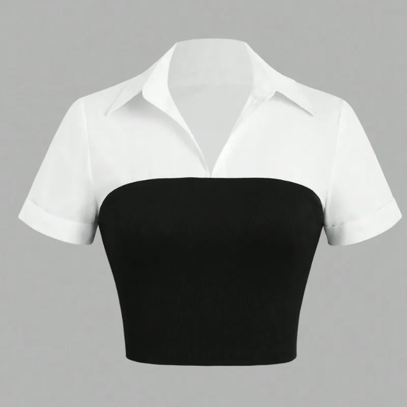 Top con diseño doble 