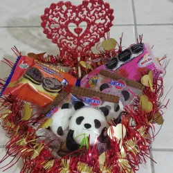 Cajita plástica corazón