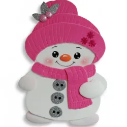 Muñeco de nieve Kwaii