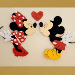 Pareja Minnie y Mickey pequeña