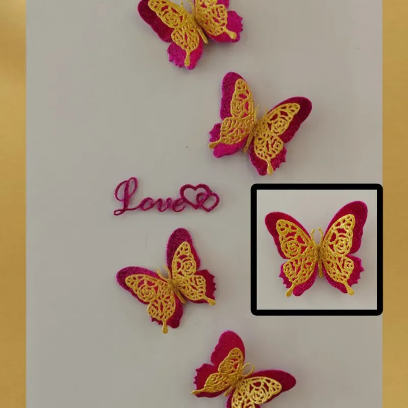 Set de mariposas