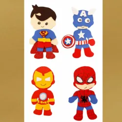 Súper héroes Superman,Spiderman,Ironman ,Capitán América