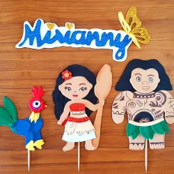 Temática para cake de Moana