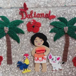 Temática para cake de Moana