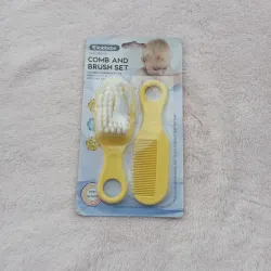 🐨Cepillo y peine amarillo 