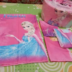 🐨 Juego de sábana con 3 fundas y protector de cuna