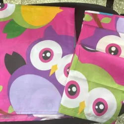 🐨 Sábana con 3 fundas de lechuzas 