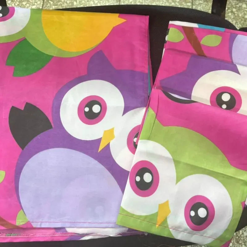 🐨 Sábana con 3 fundas de lechuzas 