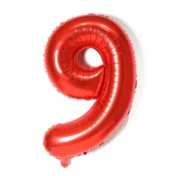 9 rojo 16"