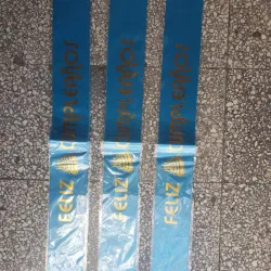 Banda Feliz cumpleaños azul