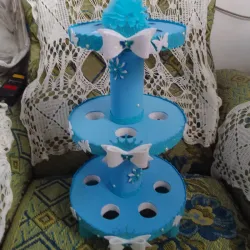 Base triple para estuches de confituras (hoyitos)