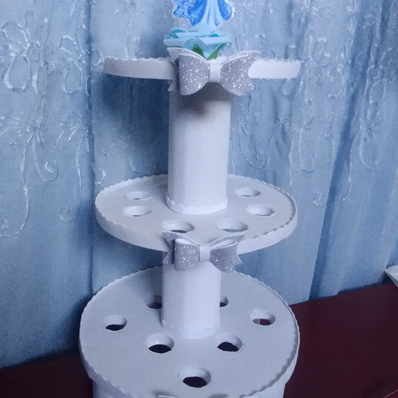 Base triple para estuches de confituras (hoyitos)