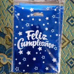 Bolsa regalo FC cromada azul 