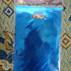 Bolsa de regalo cromada azul