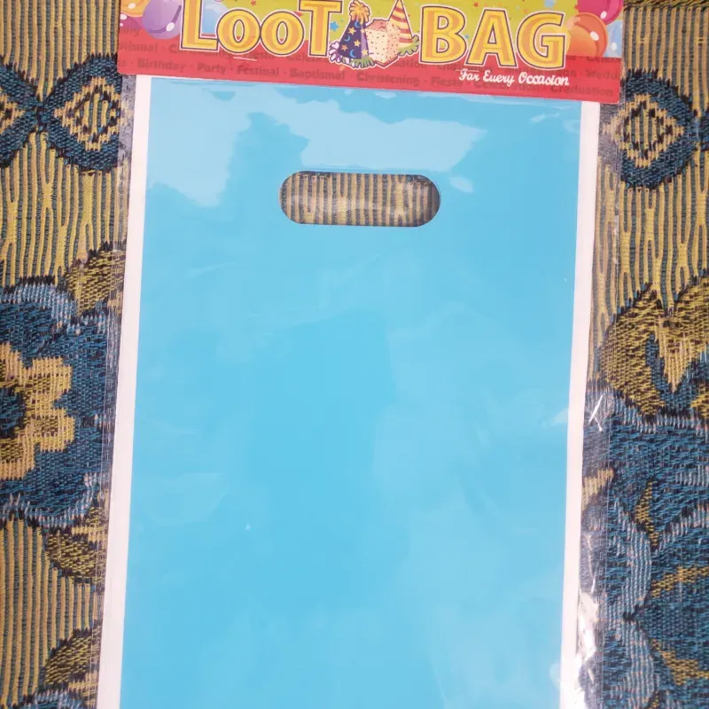 Bolsa de regalo mate azul